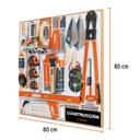 JEUX OUTILS PLANCHE 80X80CM TRUPER 55905
