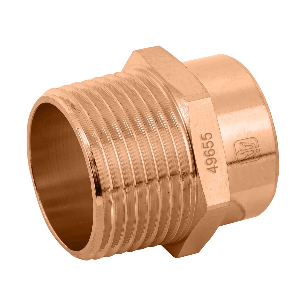 ADAPTEUR MALE CUIVRE 1" FOSET 49655