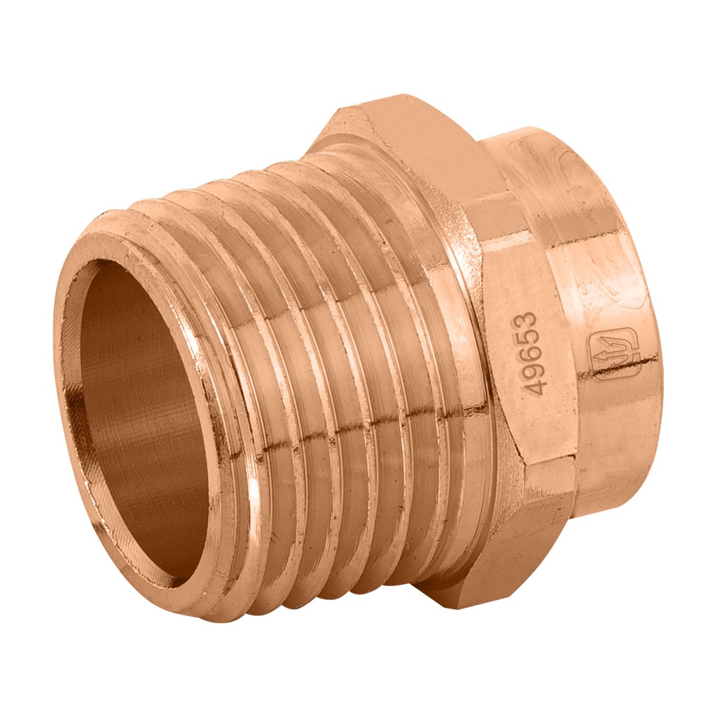 ADAPTEUR MALE CUIVRE 1/2 FOSET 49653