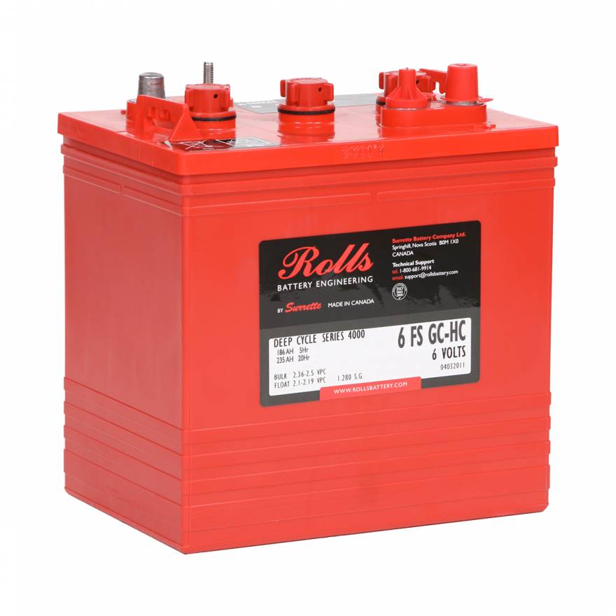 BATTERIE INV ROLLS 6V 235A 6FSGC-HC