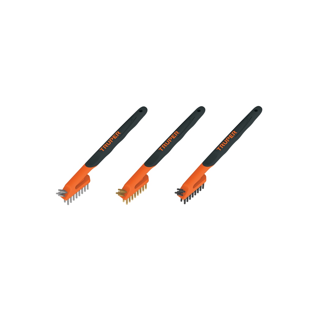 BROSSE METALIQUE 3PCS TRUPER 10652