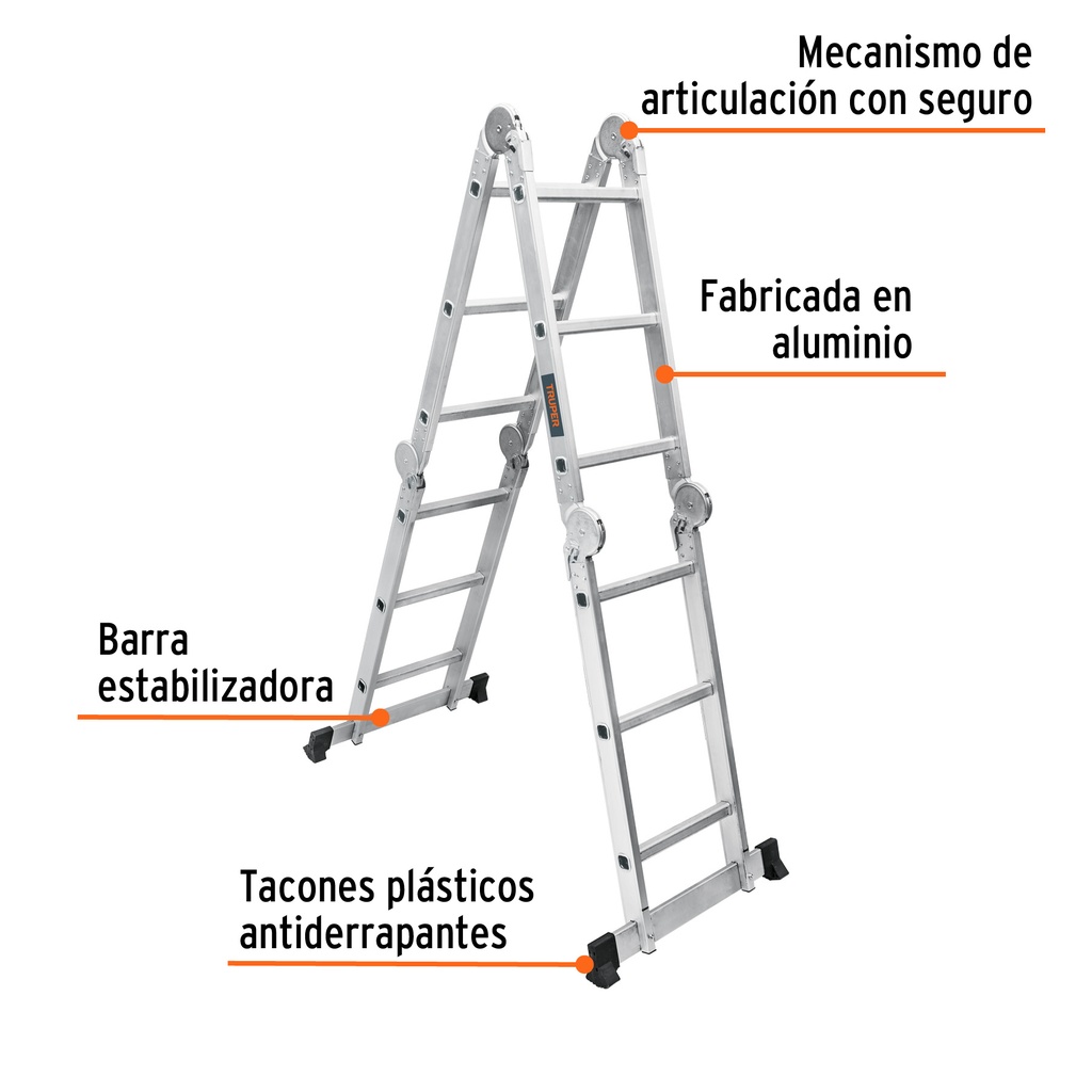 ESCABOT TRUPER 12 FT ALUM PLIANTE 100495