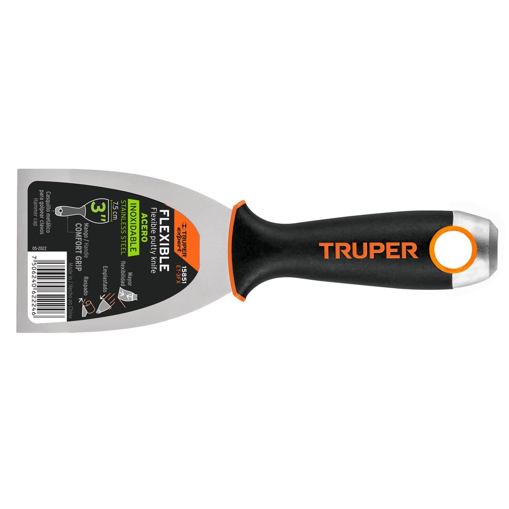 GRATTOIR TRUPER 3" MANCHE PLAST. 15851