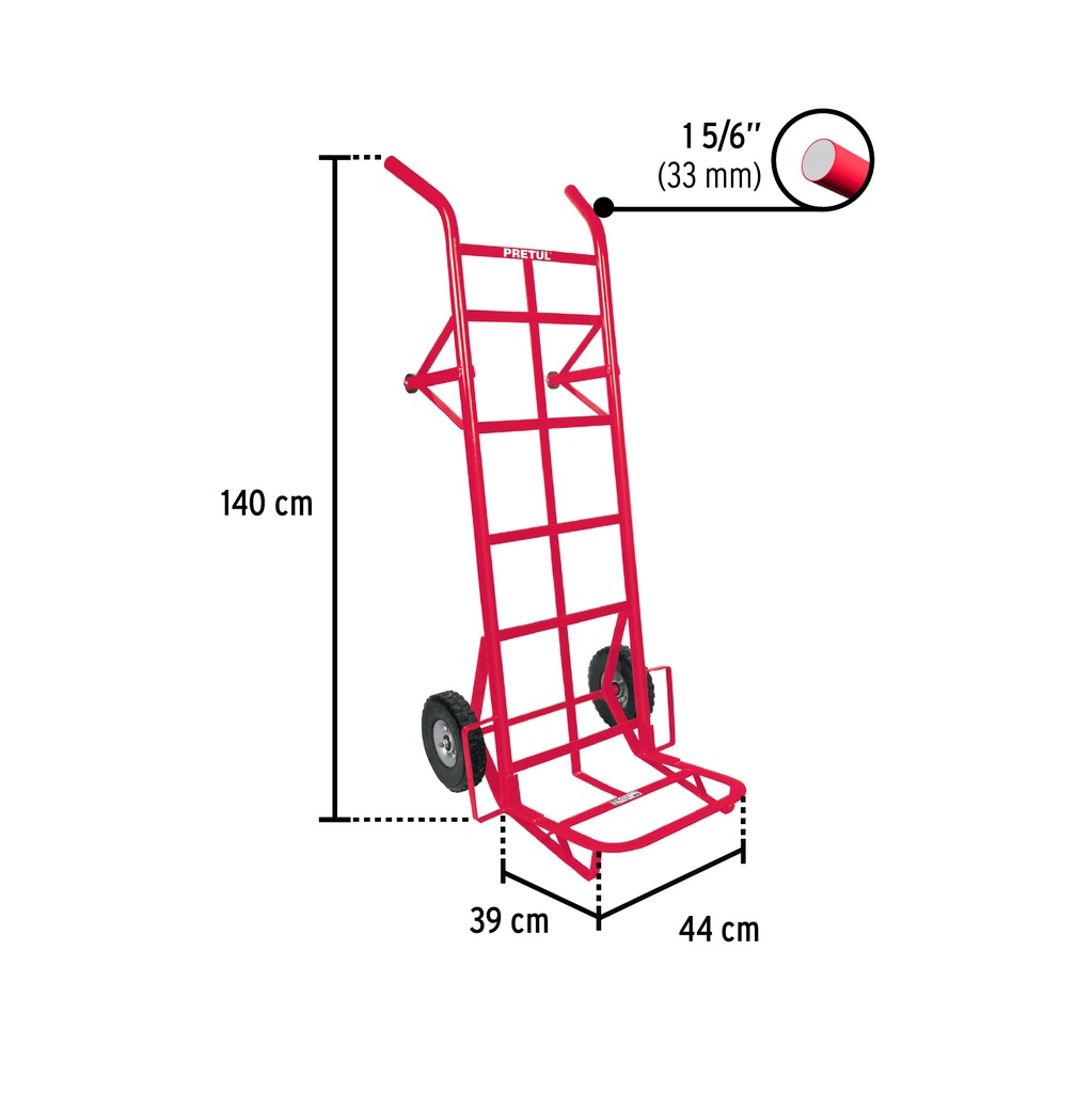HAND TRUCK 992 LBS TRUPER 44479