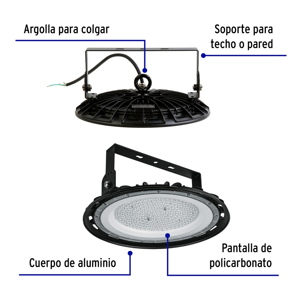 LAMPE PLAFOND LED 150W VOLTECK 46793
