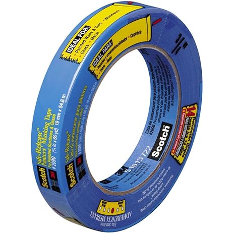 MASKING TAPE BLUE 1/4X60YD 3M #2098