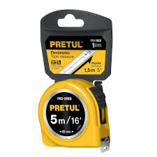 METRE JAUNE 5M/16FT PRETUL 21606