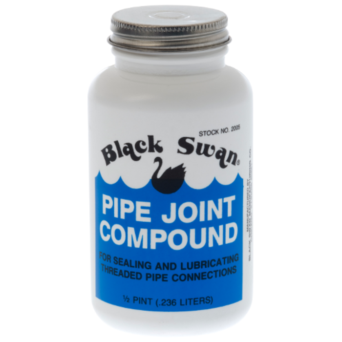 PIPE JOINT COMPOUND 1/2 PINT BLACK SWAN N0.2005