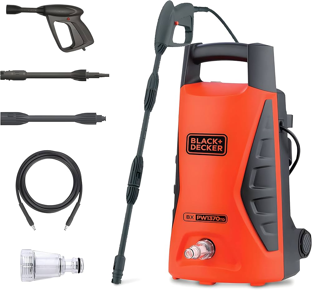 PRESSURE WASHER 1300W BLACK&DECKER