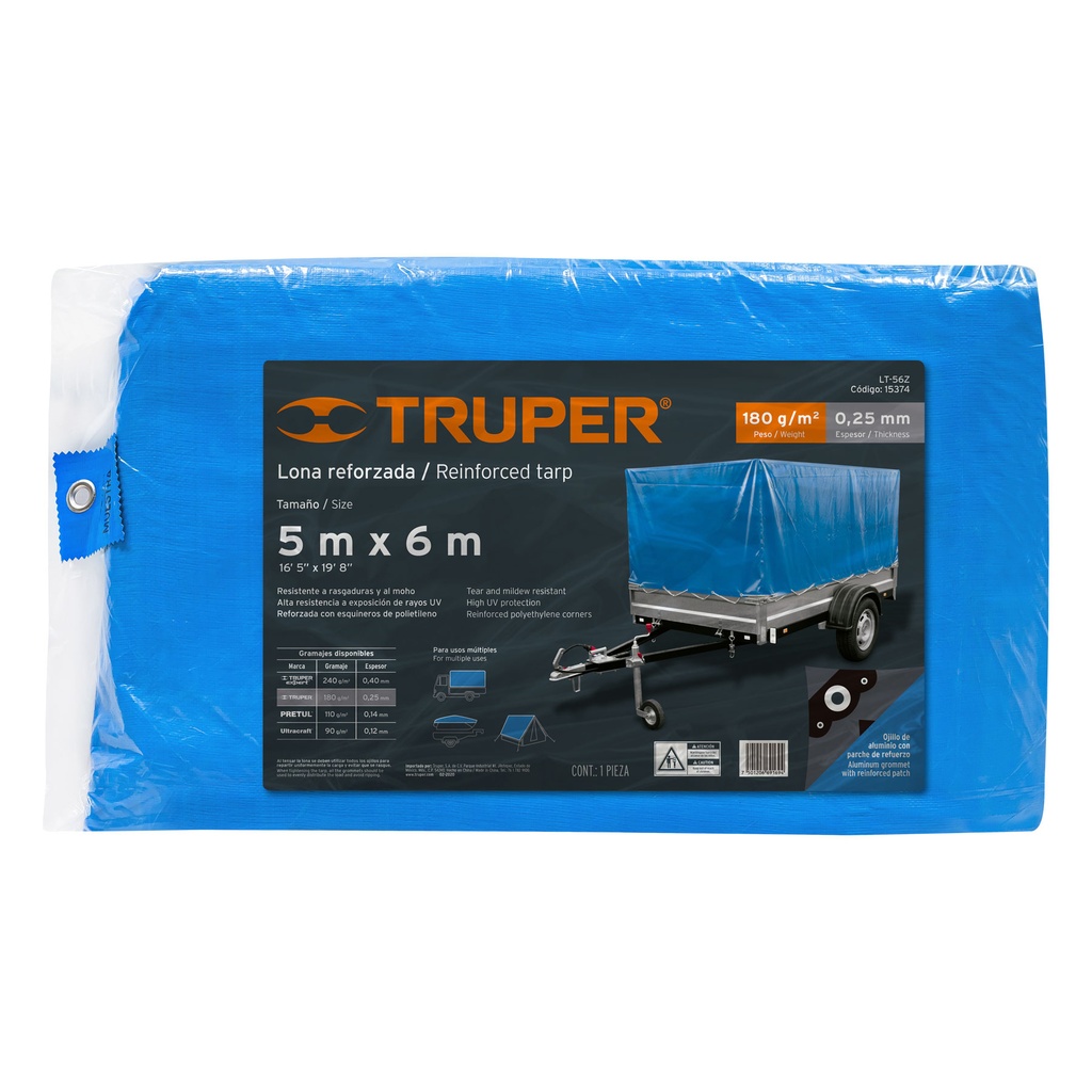 PUELAS TRUPER 16 X 19FT BLEU 15374