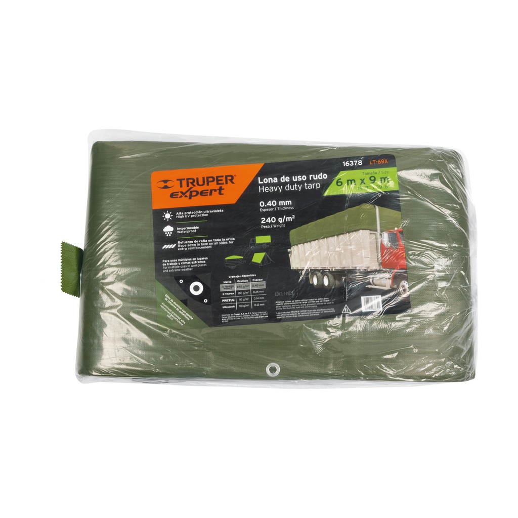 PUELAS TRUPER 6 X 9M VERT 16378