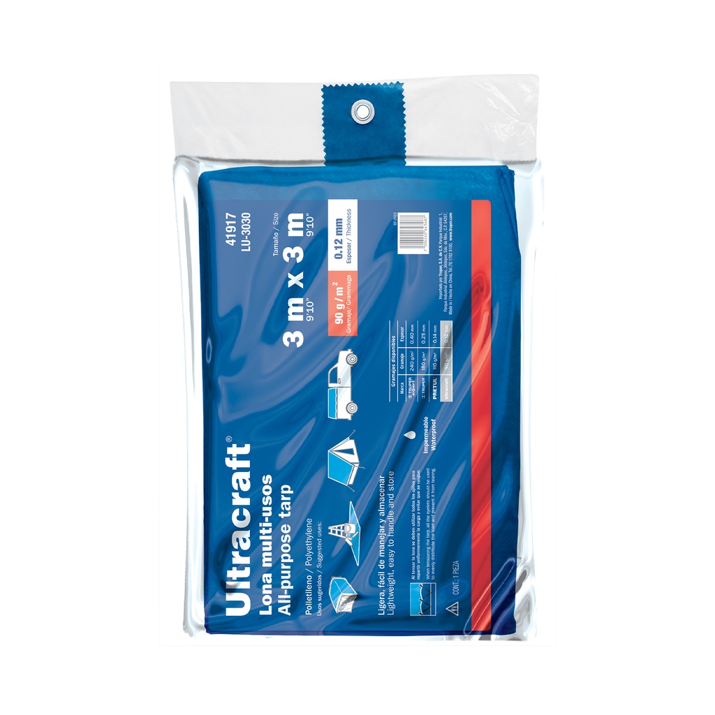 PUELAS ULTRACRAFT 3 X 3M BLEU 41917