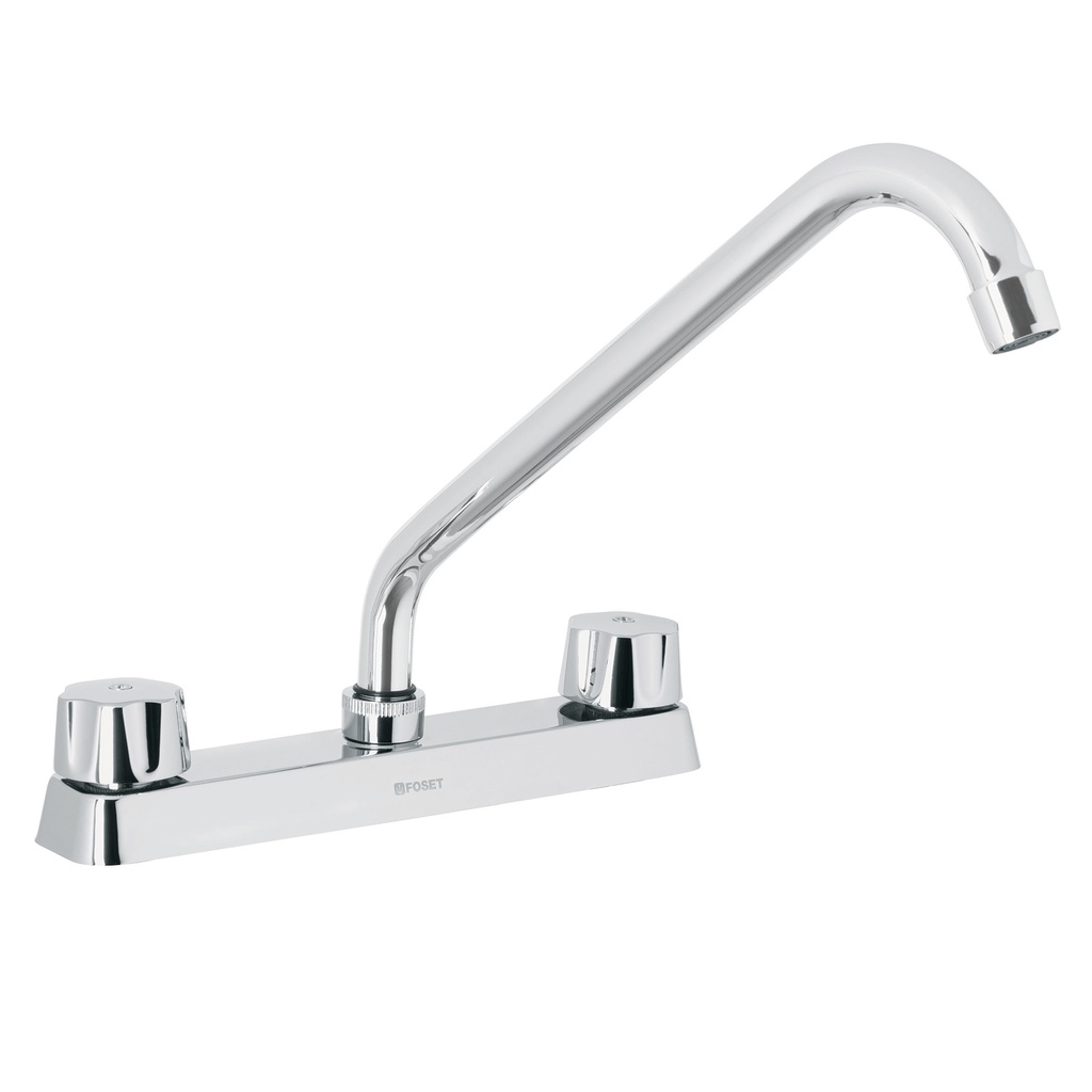 ROBINET EVIER DBLE FOSET BASIC 49239