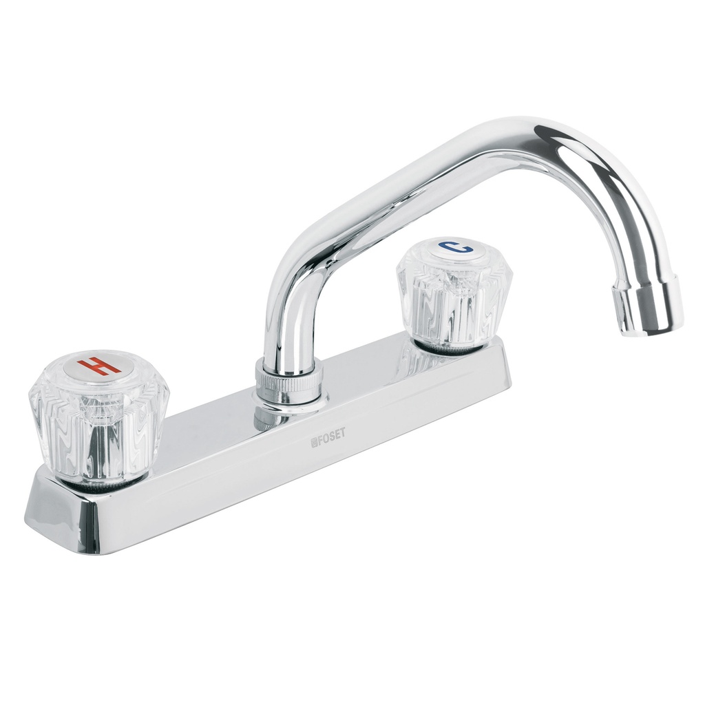 ROBINET EVIER DBLE FOSET BASIC 49286