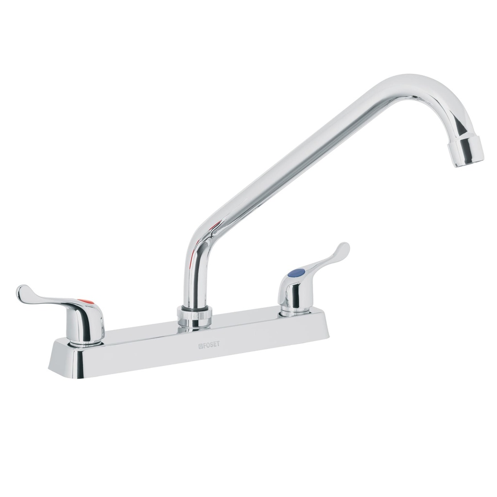 ROBINET EVIER DBLE FOSET BASIC 49287