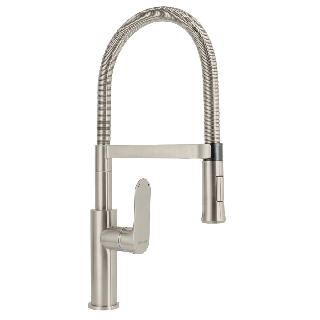 ROBINET EVIER DBLE SATIN FOSET RIVIERA 45184
