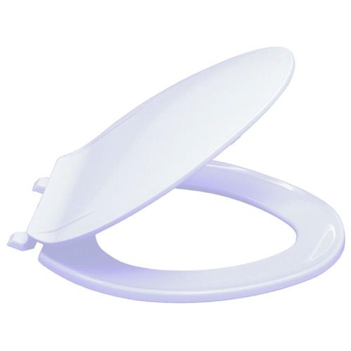 SIEGE WC BLANC PLASTIQUE ALLONGE EZ-FLO 65903