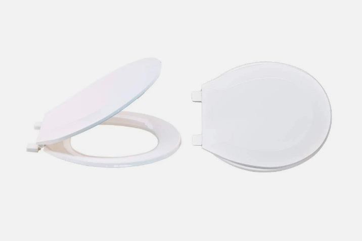 SIEGE WC BLANC PLASTIQUE ROND EZ-FLO 65901