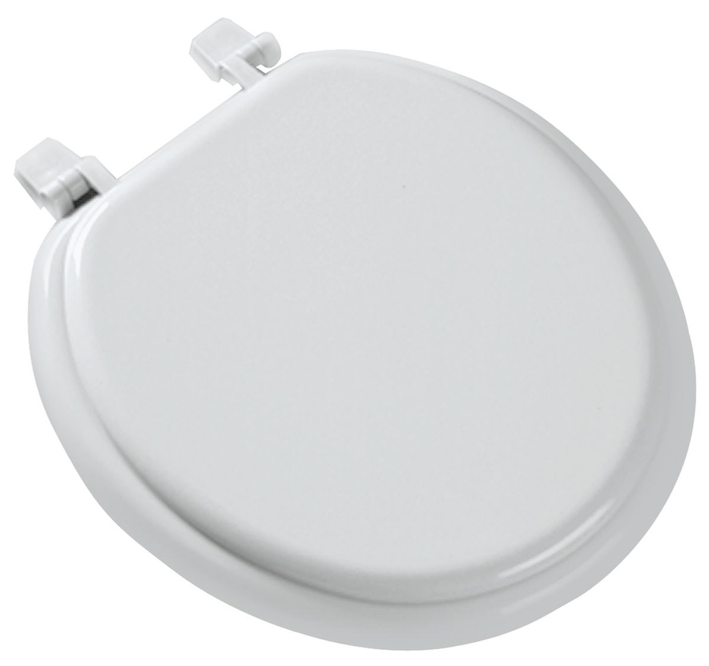SIEGE WC BLANC ROND BOIS BEMIS 66TT