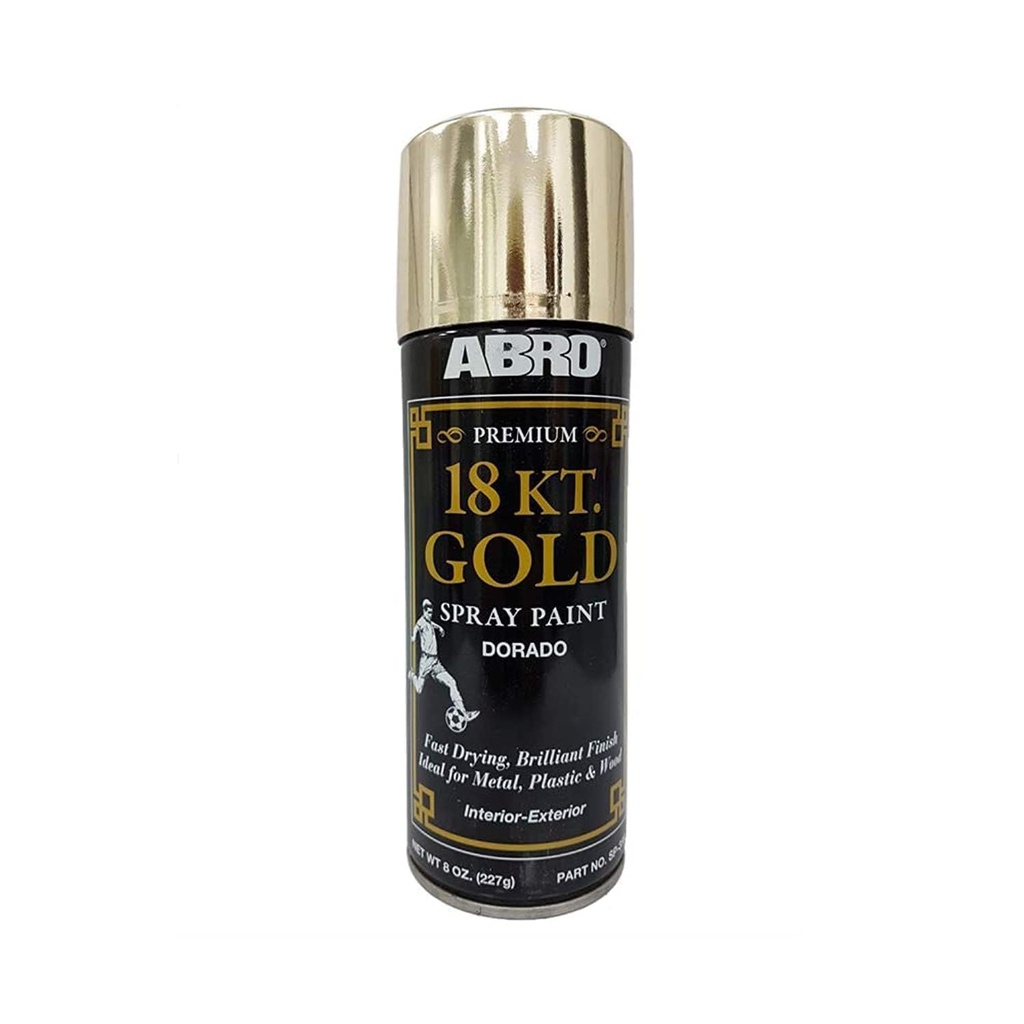 SPRAY PAINT ABRO GOLD 18 K SPMC -030