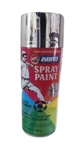 SPRAY PAINT ABRO CHROME BRIGHT 318