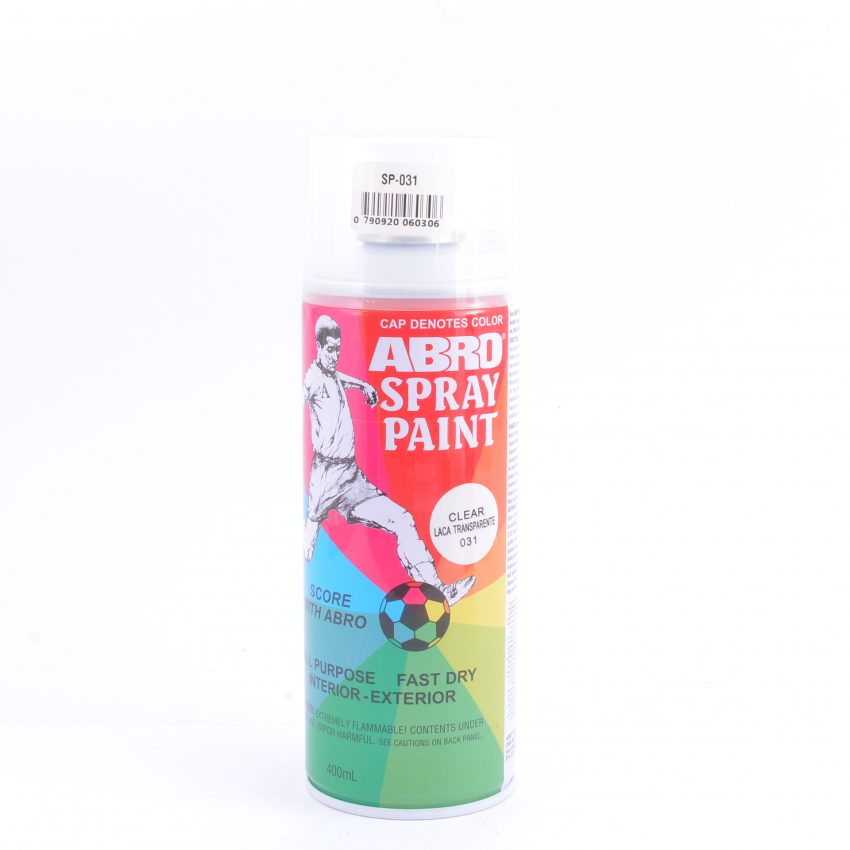 SPRAY PAINT ABRO CLEAR SP-031