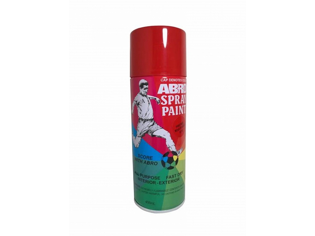 SPRAY PAINT ABRO FIRE RED