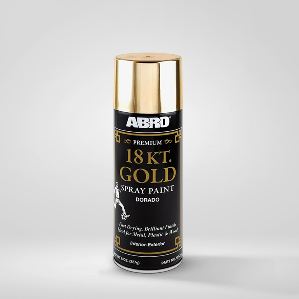 SPRAY PAINT ABRO GOLD PREMIUM 18KT 030