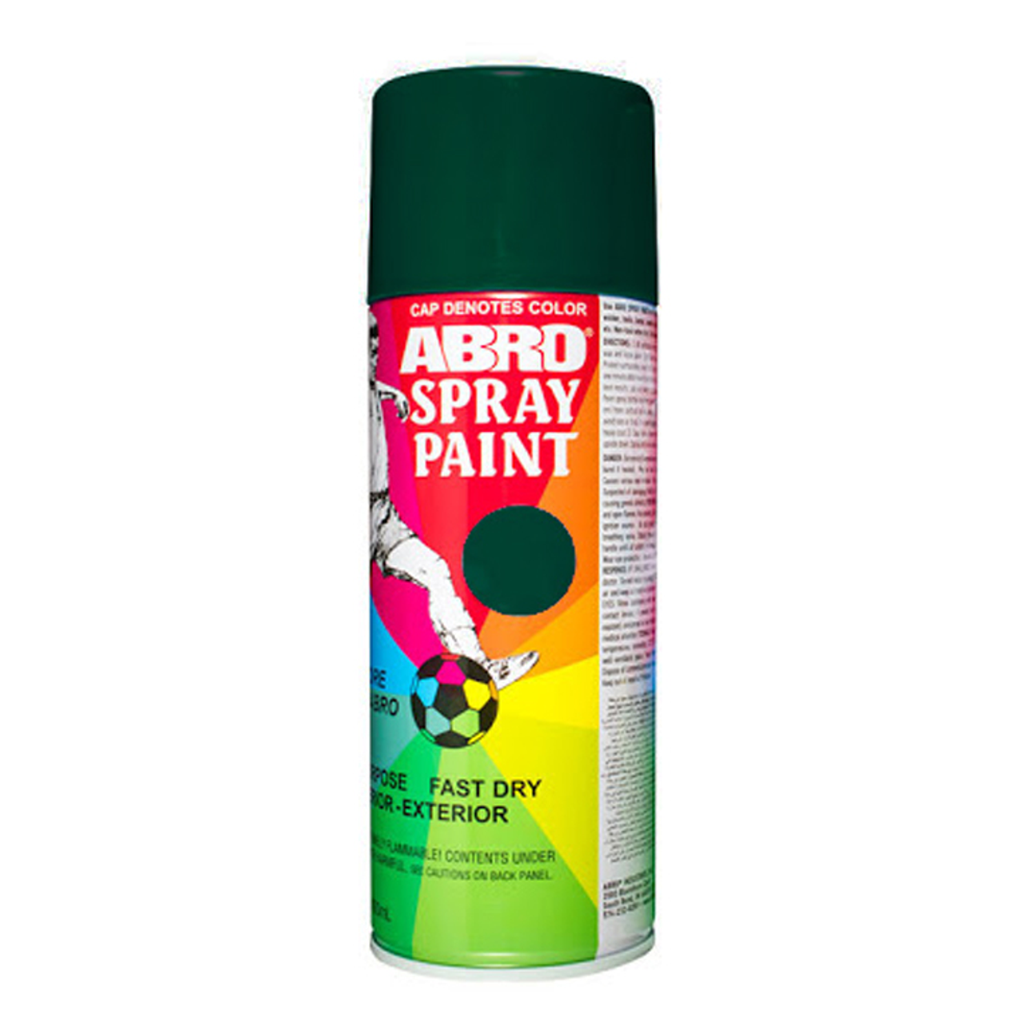 SPRAY PAINT ABRO DARK GREEN 048