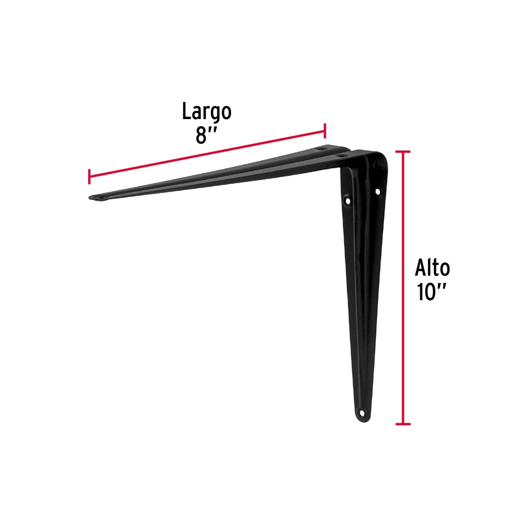 SUPPORT ETAGERE NOIR 8"X10" FIERO 44453