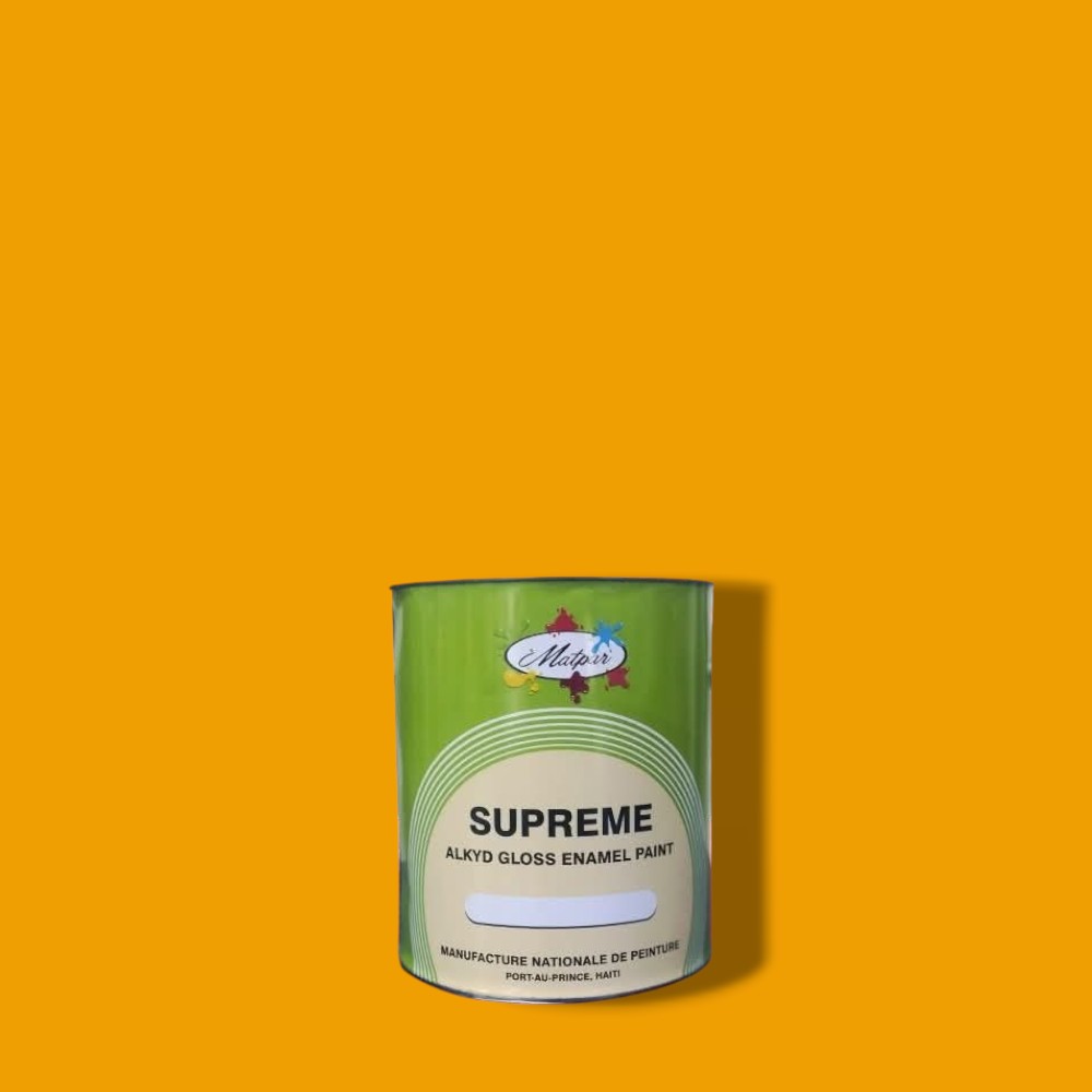 SUPREME ENAMEL JAUNE 1/4 GAL