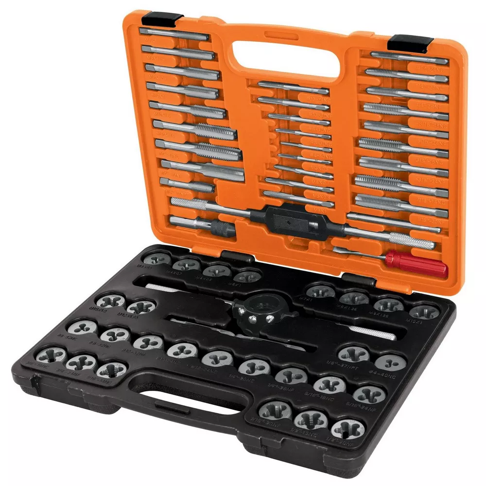 TAP AND DIE SET 60PCS TRUPER 11443