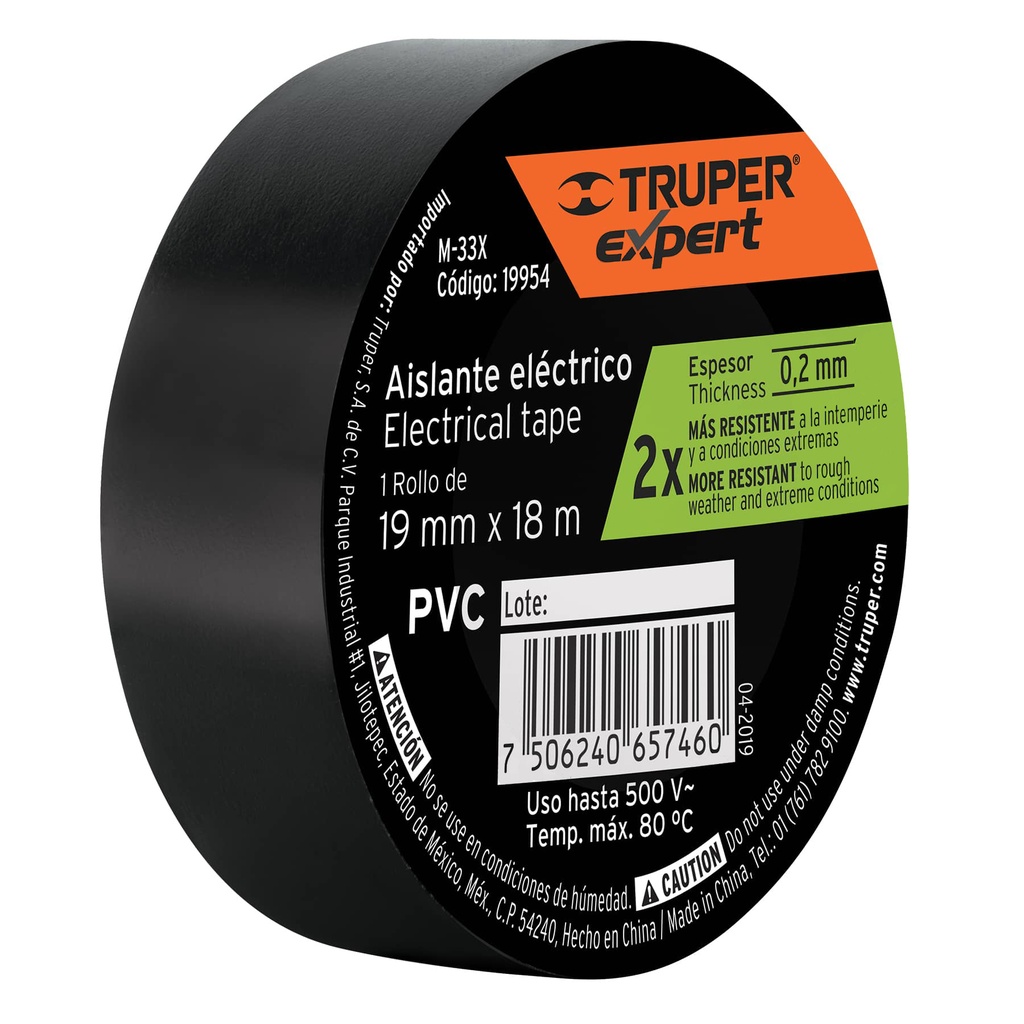 TAPE ELEC TRUPER 3/4 NOIR 19954
