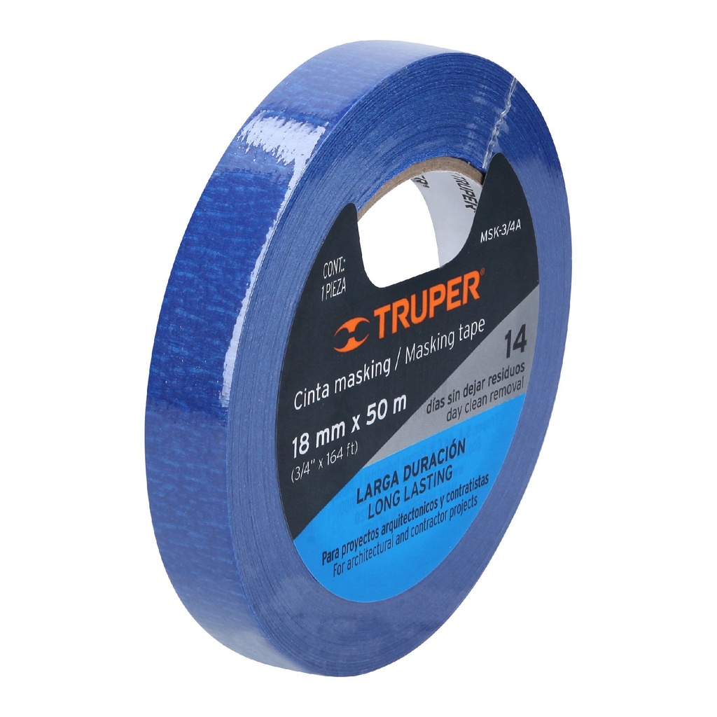 TAPE MASKING TRUPER BLEU 3/4x50m 12621