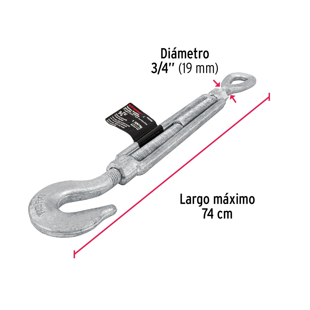 TENDER HOOK 3/4 TRUPER 44069