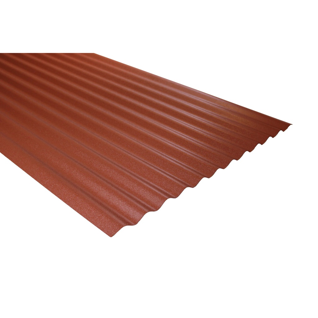 TOLE ONDULEE ROUGE 3X6X.25mm