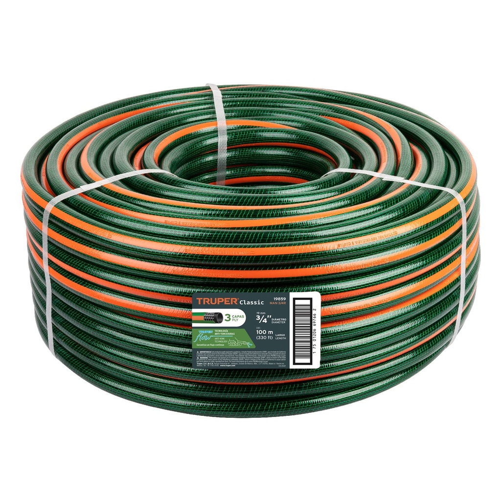 TUYAUX ARROSAGE 3/4 328FT/RLX TRUPER 19859