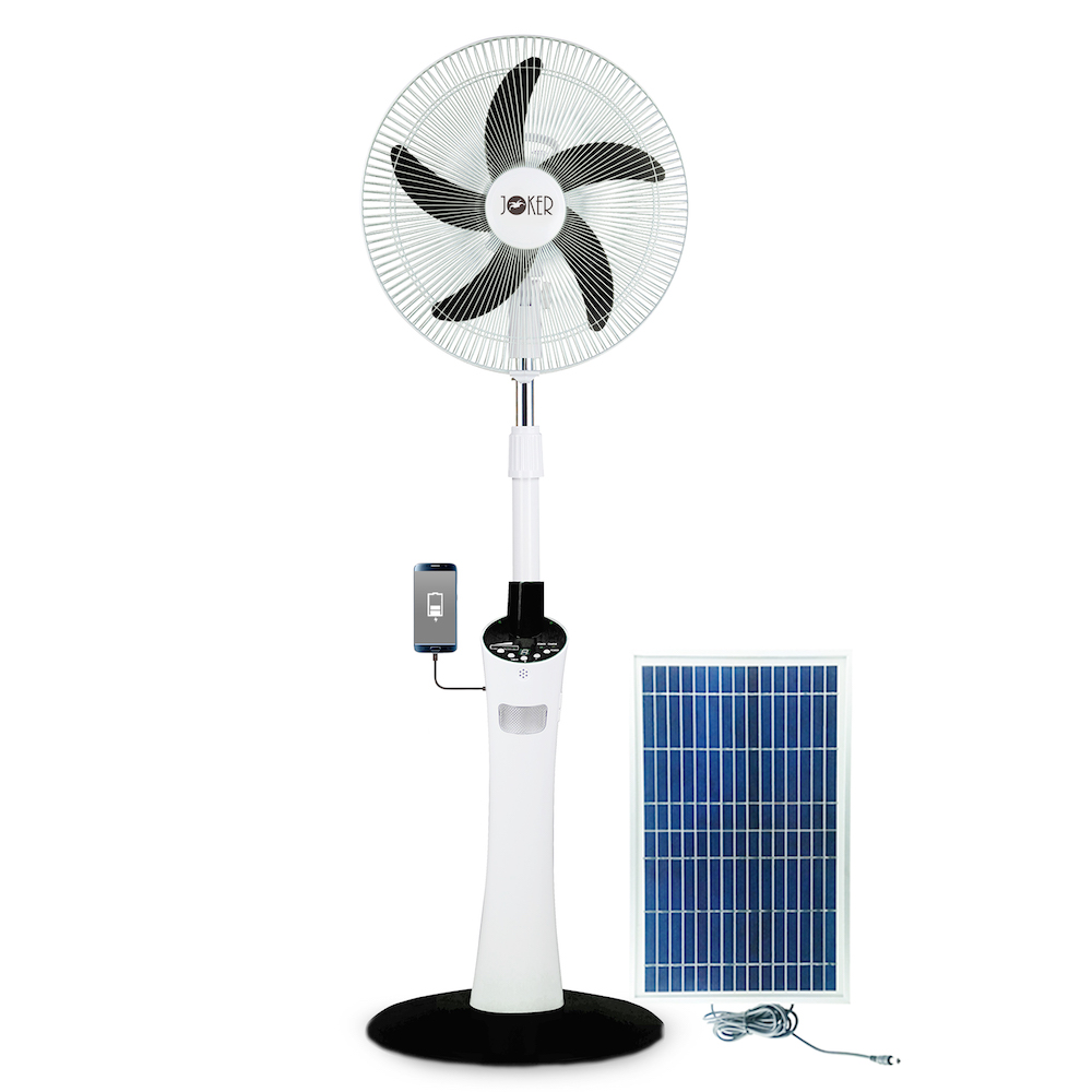VENTILATEUR JOKER 18 RECHARG.+ PANNEAU 5555