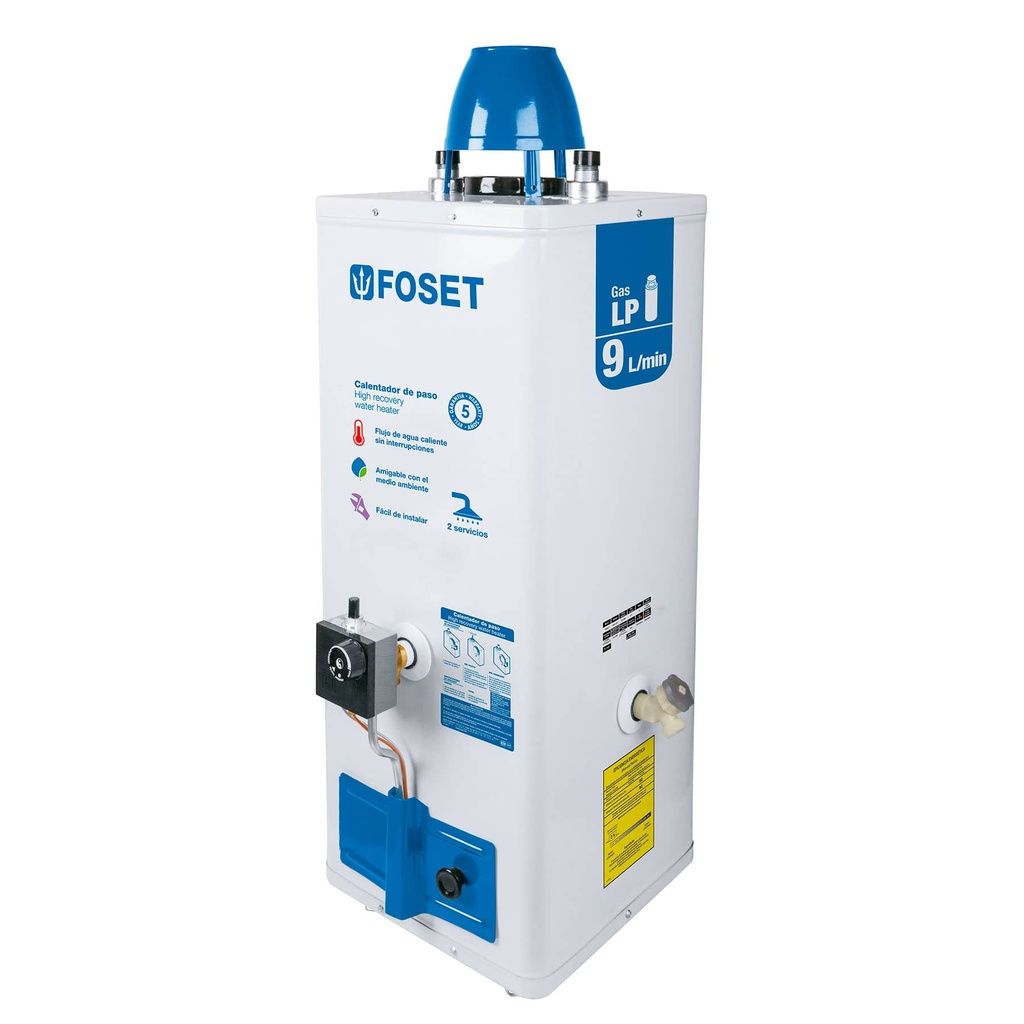 WATER HEATER FOSET 9L PROPANE 45269