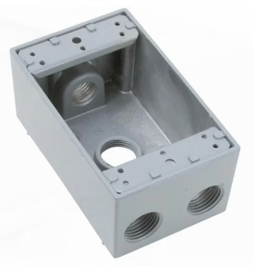 OUTLET BOX 1/2 1X4 HOLE LEGRAND WPB24