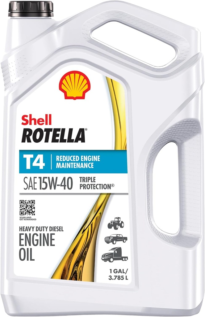 HUILE SHELL ROTELLA T4 SAE 15W-40 1GAL