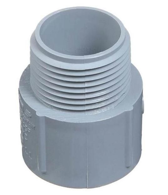 ADAPTEUR MALE GRIS 4'' SCH40