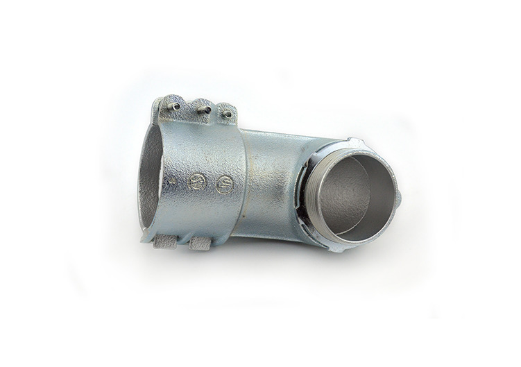 ANGLE CONNECTOR 2 1/2''x 90 EMT