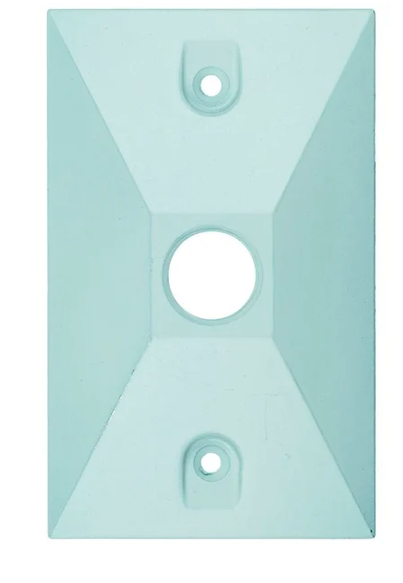 OUTLET BOX COVER 1 TROU LEGRAND WPB11