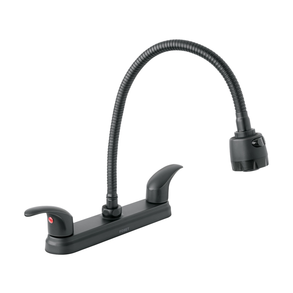 ROBINET EVIER FLEX. NOIR FOSET 47917