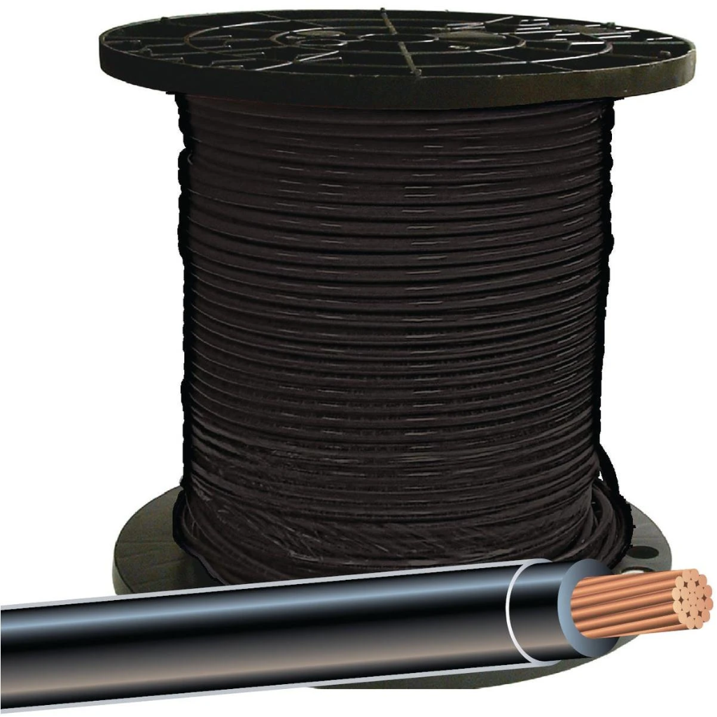 FIL ELECT # 8 MULT NOIR 250FT