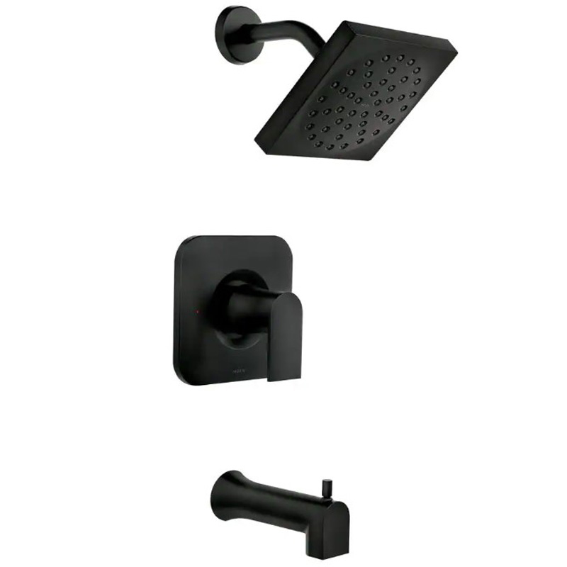 VANNE DOUCHE CARRE NOIR MOEN 82760BL