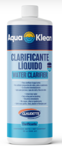 POOL CLARIFIER 32OZ AQUA KLEAN 