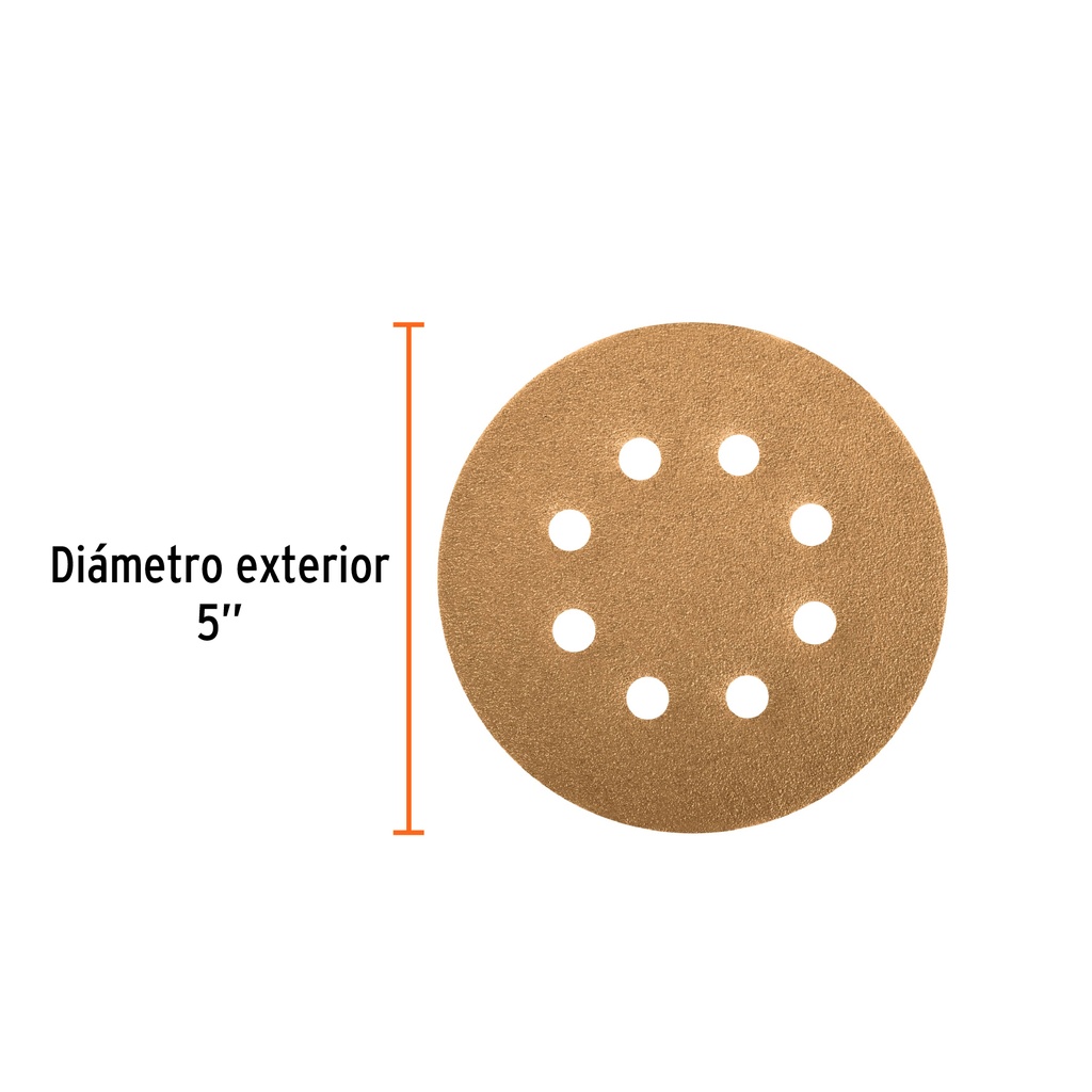 PACK DISC 5" ORBIT SANDER TRUPER 17950