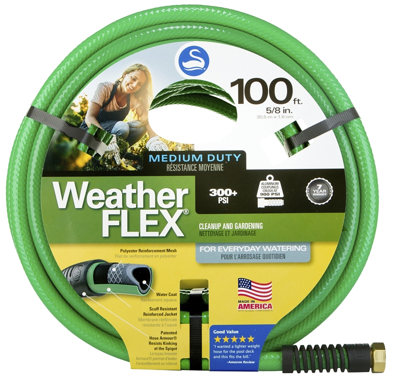 TUYAUX ARROSAGE 5/8 100FT WEATHER FLEX VERT SNWF58100 